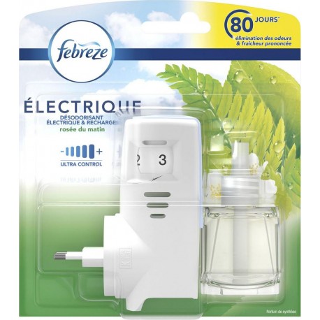 0.02 FEBREZE Désodorisant Electrique Rosée du Matin 100ml