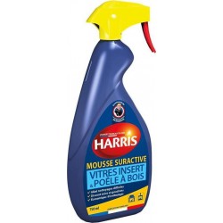 HARRIS Mousse suractive nettoyante pour Vitres insert & Poêle à bois 750ml