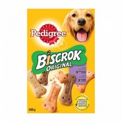 Pedigree Biscrok Original 3 Savoureuses Variétés 500g (lot de 8)