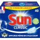 SUN Tablettes lave-vaisselle classic 40 tablettes