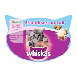 Whiskas Junior 2 à 12 Mois Friandises au Lait 55g (lot de 10)