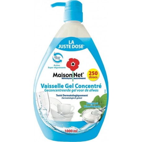 MAISON NET VAISSELLE GEL BICARBONATE 1L