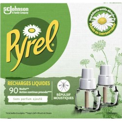 PYREL Recharges Liquides Répulsifs Moustiques 90 nuits