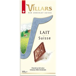 VILLARS Chocolat au lait suisse 100g