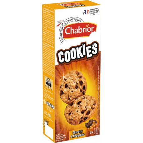 CHABRIOR Cookies Chocolat Nougatine 200G