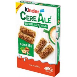 KINDER CereAlé Biscuits aux 7 céréales noisette 204g