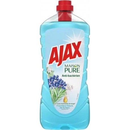 AJAX MAISON PURE Nettoyant Anti-bactérien Sauge&Sureau 1,250ml (lot de 3)