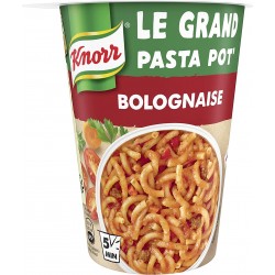 Knorr Pâtes instantanées Le Grand Pasta Pot' Express Portion Individuelle Bolognaise 88g (lot de 3)