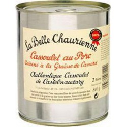 La Belle Chaurienne Cassoulet au porc cuisiné à la graisse de canard 840g (lot de 3)