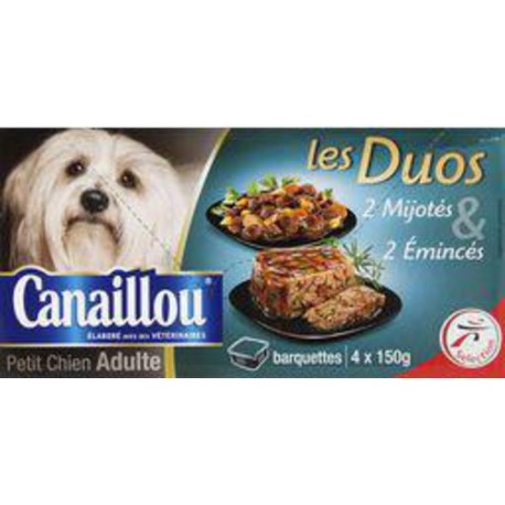 CANAILLOU BARQ PT CHIEN 4X150G