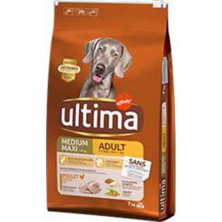 Ultima croquettes pour Chiens medium maxi adulte Poulet 7Kg