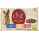 Purina One Repas pour chien mini adulte Bœuf Poulet 4 sachet de 100g