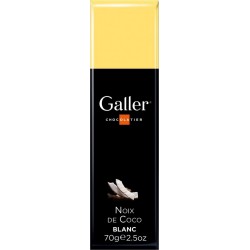 Galler Bâton Chocolat Blanc à la Noix de Coco 70g