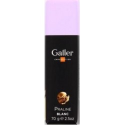 Galler Bâton Chocolat Blanc à la Praline 65g (lot de 3)