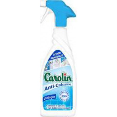 Carolin Nettoyant anti-calcaire au vinaigre 650ml