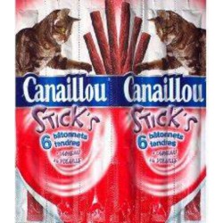 CANAILL.STICK VIANDE CHAT 6X5G 3250391024988