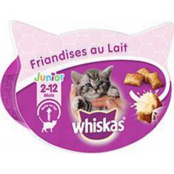 Whiskas Junior, Friandises au lait pour chaton Emballage sous pellicule Filmpack 55g