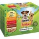 Friskies Pâtée en gelée Poulet-Bœuf-Agneau pour Chiens adultes 12 sachets de 100g