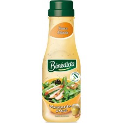 Bénédicta Sauce Salade Moutarde & Miel avec Bouchon Verseur 290g (lot de 6)