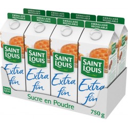 Saint Louis Sucre Extra Fin 750g (lot de 8)