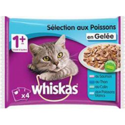 WHISKAS SACHET POISSON 4X100G 3065890027978