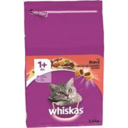 WHISKAS CROQ. BOEUF 1AN 3.6KG