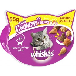 WHISKAS WHISK.SNACK CRUNCH.VOL.CH.55G