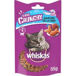 WHISKAS WHISK.SNACK CRUNCH MER CH.55G