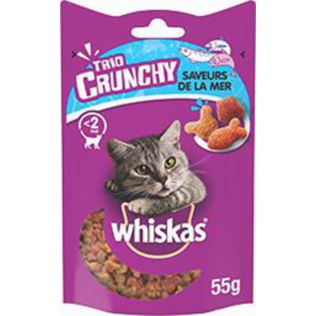 WHISKAS WHISK.SNACK CRUNCH MER CH.55G