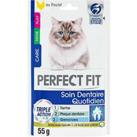 PERFECTFIT PERFIT DENTAL CHAT POULET55G