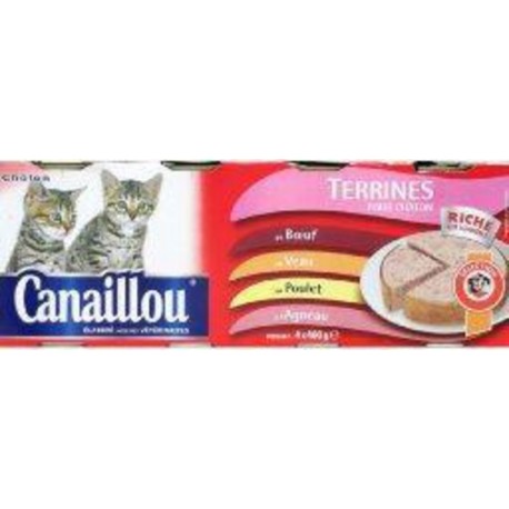 CANAILLOU TER.CHATON 4X400G 3250390904922