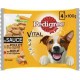 Pedigree Vital Protection - Pâtée en sauce poulet et bœuf pour chien 4x100g