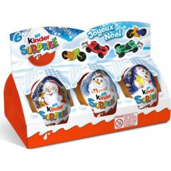 Kinder Surprise Garçon 6 Oeufs (lot de 3 soit 18 oeufs)