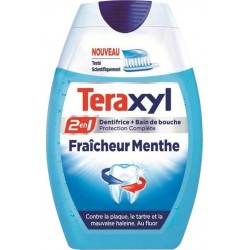 Teraxyl Dentifrice 2en1 Fraîcheur Menthe 75ml (lot de 4)