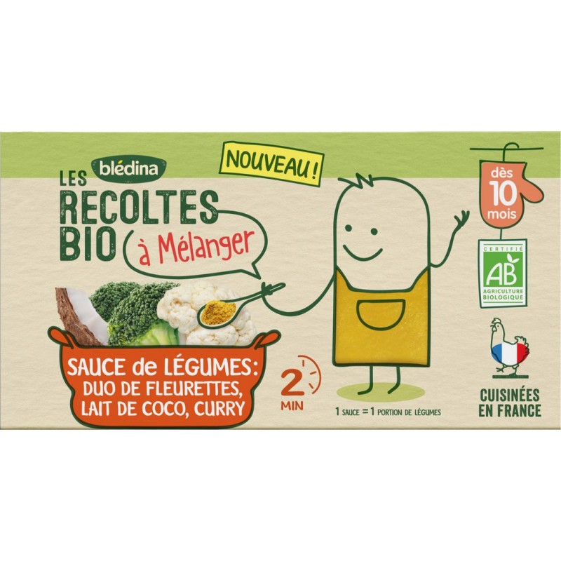 France bébé bio bledina nourriture - Blédina