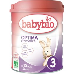 Babybio Lait bébé 3ème âge optima croissance Bio