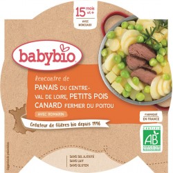 Babybio Plat bébé dès 15 mois, légumes canard