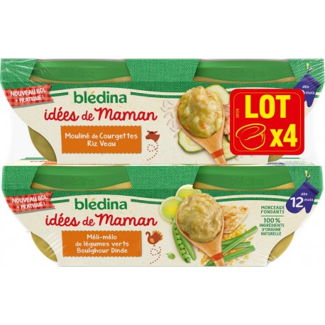 Blédina Idees De Maman Plat bébé assortiment