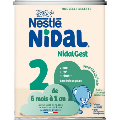 Nidal Lait bébé en poudre 2ème âge