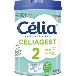 Celia Lait bébé 2ème âge en poudre celiagest