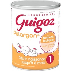 Guigoz Lait bébé en poudre 1er âge Pelargon