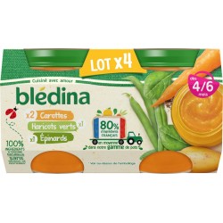 Bledina Petits pots bébé assortiment dès 6 mois x8 (lot de 6) 