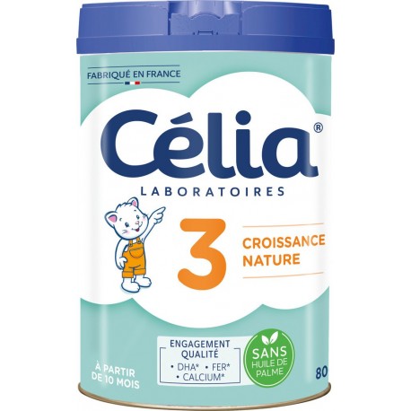 Celia Laboratoires Lait bébé en poudre dès 1an sans sucres ajoutés