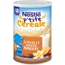 Nestle Céréales bébé 12+ mois, biscuité vanille P'tite Céréale