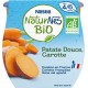 Naturnes Plats bébé bio dès 4/6mois patate Douce Carotte