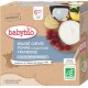 Babybio Dessert bébé dès 6 mois,brassé chèvre pomme d'Aquitaine & framboise Bio