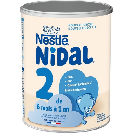 Nidal Lait bébé en poudre 2ème âge