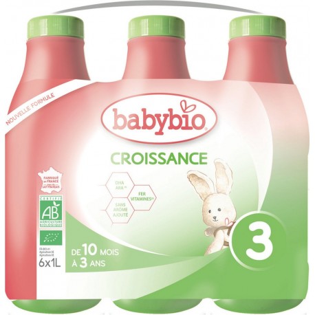 Babybio Lait bébé 3ème âge croissance Bio