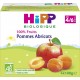 Hipp Biologique Compotes bébé dès 4/6 mois, pommes abricots sans sucres ajoutés