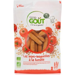 Good Gout Biscuits bébé dès 10 mois, mini-baguettes à la tomate bio